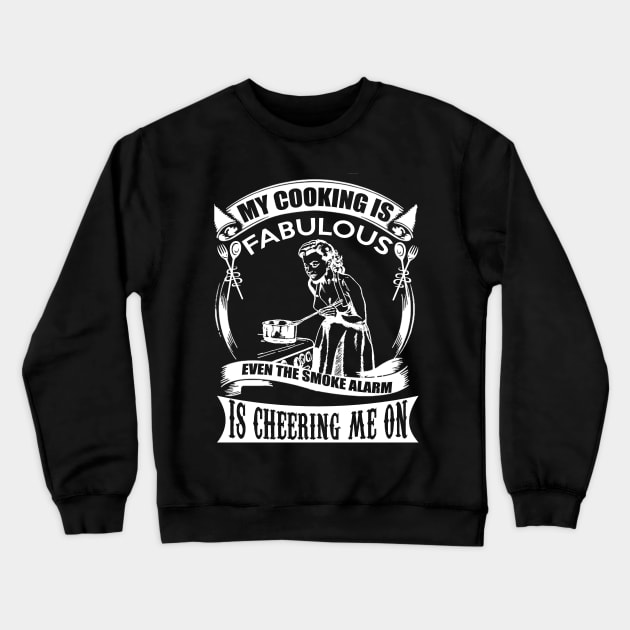 Cooking Crewneck Sweatshirt by Dojaja